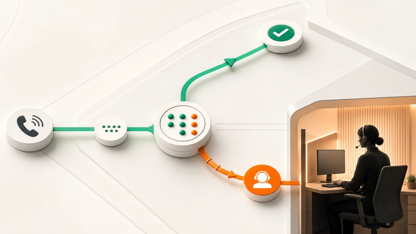 AI телефонна система разделя стандартните задачи от случаите, които трябва да бъдат прехвърлени към човек